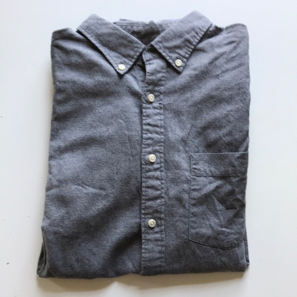 Uniqlo Cotton Flannel, Medium Gray